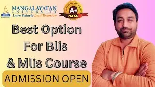 Everything You Need to Know: BLIS & MLIS Admissions at Mangalayatan #blis #mlis #mangalayatan
