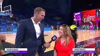 Dannii Minogue at the WNBL's HoopsFest!