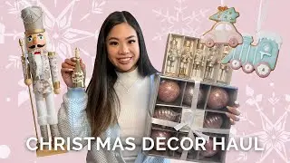 HUGE Christmas tree decoration haul! | Nutcracker & sugar plum fairy aesthetics