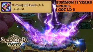 SUMMON 11 YEARS SCROLL DAPAT LD NAT 5 - SUMMONERS WAR SKY ARENA INDONESIA