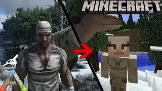 Ark Survival Evolved But In Minecraft...