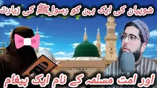 شوپیاں کی ایک بہن کو حضورﷺ کی زیارت اور امت مسلمہ کے لیے پیغام@mirrizwanaejaz #love #viral#shorts  
