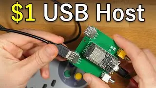 Дешевый USB-хост-микроконтроллер [CH559, ESP32, HID]