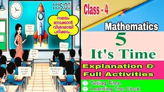 IT'S TIME STD 4 MATHS UNIT 5/FULL ACTIVITIES/Telling Time & Learning the Clock