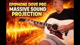 Epiphone Dove Pro + Roland Cube Amp Test