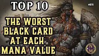 MTG TOP 10: The Worst Black Card At Every Mana Value in Magic: the Gathering