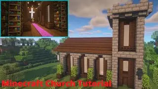 Minecraft: How To Make A Small Church #MinecraftTutorial