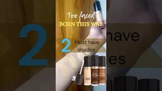 Too Faced must have concealer shades ( sand, golden beige, nude, swan ) #toofacedbornthisway