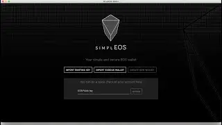 EOS Wallet | Qubicles $EOS Airdrop | SimplEOS Greymass Infinito Scatter Wallet