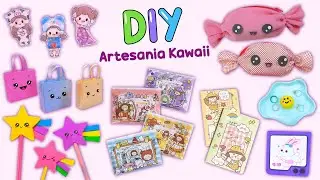 10 &Uacute;TILES ESCOLARES KAWAII - MARCAP&Aacute;GINAS - PEGATINAS - ESTUCHE PARA L&Aacute;PICES Y M&Aacute;S...