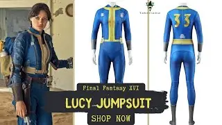 #Takerlama Fallout TV Lucy Jumpsuit Vault 33 Cosplay Costume #Fallout76 #Vault33 #womenswear