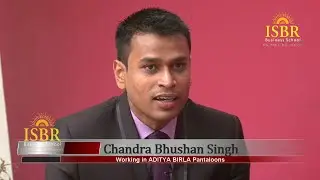 ISBR Bangalore Student Testimonial - Chandra Bhushan Singh