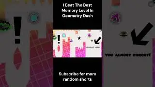 I Beat the Best Memory Level