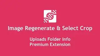 Uploads Folder Info - Premium WordPress Extension for Image Regenerate & Select Crop Plugin