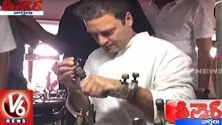 Rahul Gandhi Visit And Meets Surat Diamonds & Textile Traders | Teenmaar News | V6 News