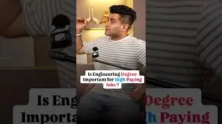 Is Engineering Degree Important for High Paying Jobs #shorts