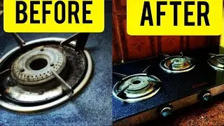 Gas Stove Easy Cleaning Method in Tamil | Easy Gas Stove Cleaning Method