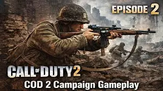 Call of Duty 2 Gameplay in Urdu | Enemy Har Jagah! | COD 2 EP 2