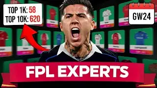 FPL GW24 EXPERTS TEAM ✅ BEST WILDCARD TEAM 💥