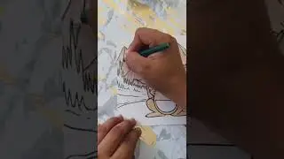 Kangaroo (coloring page EP1) #coloringpages #watercolor #waterpainting #color #kangaroo  #lunascraft