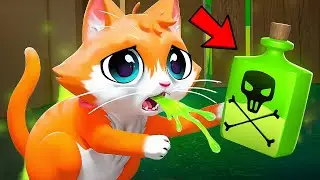 Cat Gets POISONED - I Am Cat VR