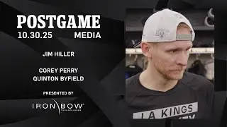 СМИ: Кори Перри, Куинтон Байфилд и Джим Хиллер | 10.30.25 против DET | LA Kings