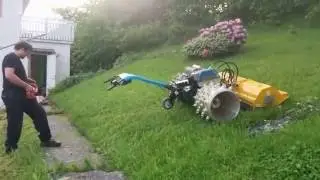 ULTIMATE LAWN MOWER!!! remote controlled brielmaier with muthing Flail Mower