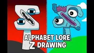 My SPRUNKI OC Drawing in Procreate  : Alphabet Lore “Z” Livestream