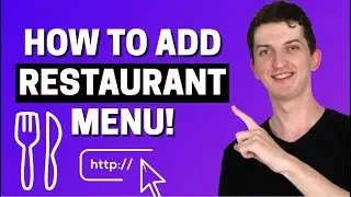 How To Add Restaurant Menu To Website