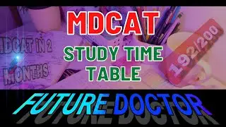 📌 MDCAT 2025 Study Plan 📚 | Time Management Hacks for Toppers!