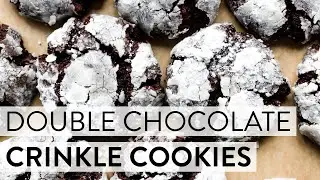Double Chocolate Crinkle Cookies | Sally's Baking