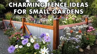 Charming Fence Ideas for Small Gardens 🏡 | Budget-Friendly Cottage Inspiration