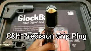 C&H Precision Polymer & Brass Grip Plugs - Glock - Gen 5 - EDC - USPSA - Holosun 507C X2 - Zev Slide