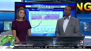 Harvey forecast update from Britta Merwin, Khambrel Marshall