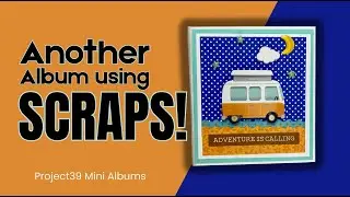 Scrap Busting Mini Album | Easy Scrapbook Project Using Paper Scraps 