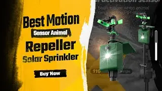 Best Motion Sensor Animal Repeller | Solar Sprinkler
