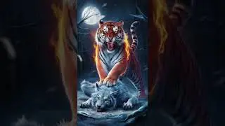 Tiger Fantasy Vs Animals Fantasy ( Lion, Grizzly,dragon, wolf) #animals#animals #animal #lion