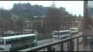 Scenic views from the Mount Royal Hotel, Edinburgh, Scotland, UK