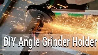 DIY angle grinder holder, easy to make angle grinder holder