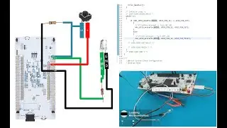 NUCLEO-STM32H753zi 144p interface Push button to  blink an LED tutorial.