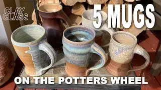 How To Make Mugs on the Potter's Wheel