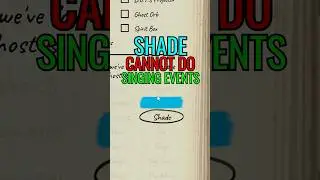 Shades CANNOT Do Singing Events in Phasmophobia👻😱