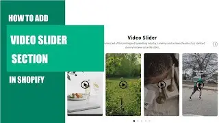Create a Dynamic Video Slider with Customization Options in shopify
