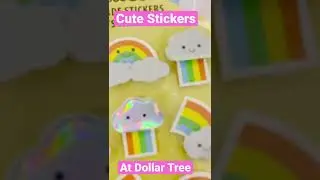 Shop with me at Dollar Tree~Cute Stickers~Flamingo Finds