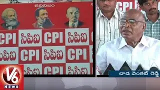 CPI Leader Chada Venkat Reddy Demands All Party Meeting Over Irrigation Projects | V6 News