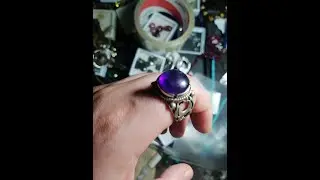 925 Sterling Silver Brazilian Amethyst Ring