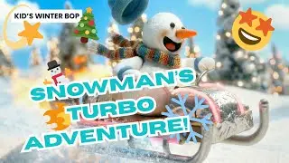 🎵 Turbo Snowman Groove 🥕🚀 &ndash; Rocket Sled Adventure (Winter Song 2025)