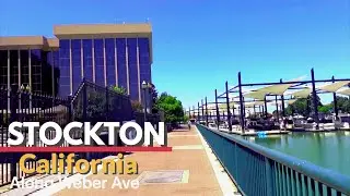 STOCKTON TRAVEL , CALIFORNIA - USA - WALKING TOUR