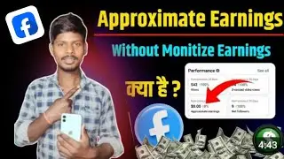 Approximate Earnings Facebook page | Facebook Page Approximate Earnings Kya hai | Creator Raushan2.2