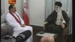 President Rajapaksa met Iranian Ayatollah Ali-Kahamenei